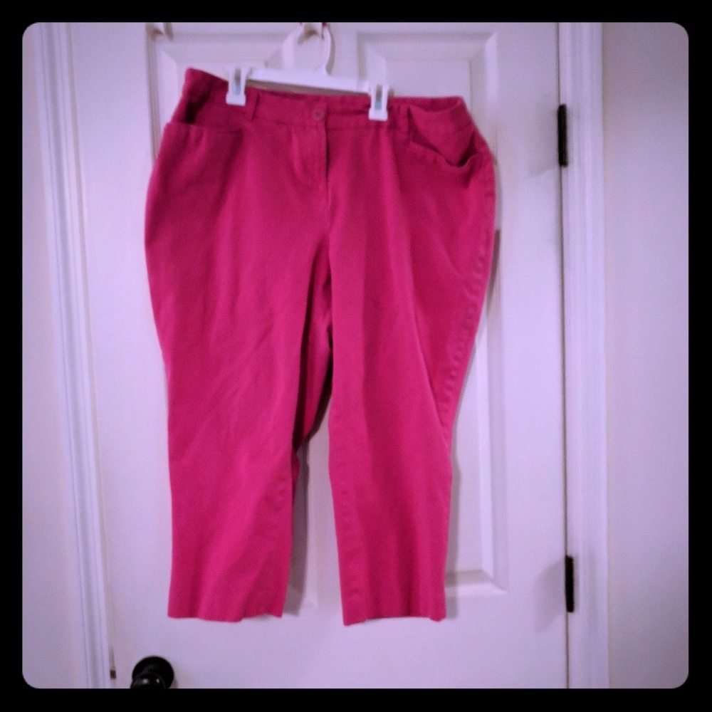 Hot Pink Capri pants